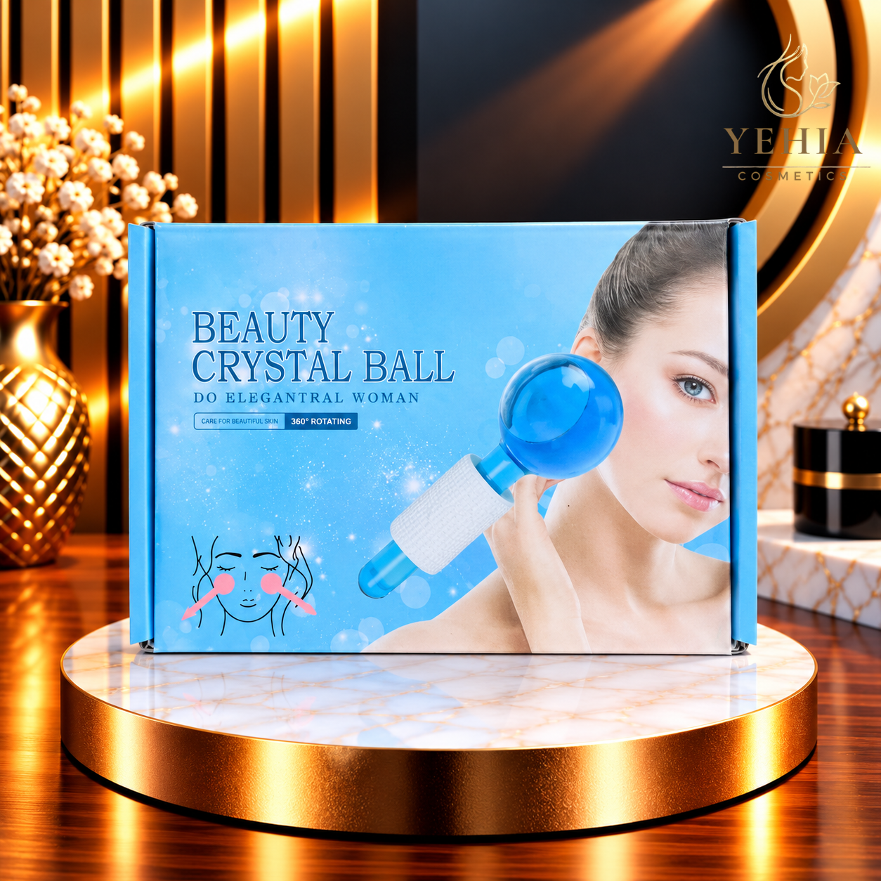 Beauty Crystal Ball Facial Cooling & Massage Tool