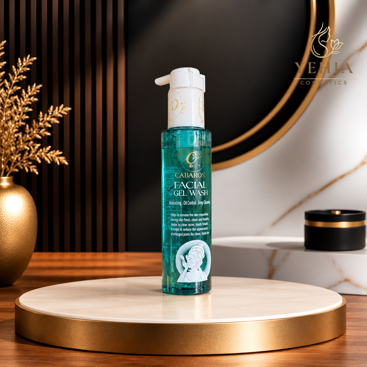 CABAROSA Facial Gel Wash – Moisturizing, Cleansing & Lightening