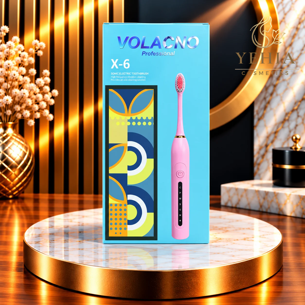 VOLACNO Professional Sonic Electric Toothbrush (Model X-6)