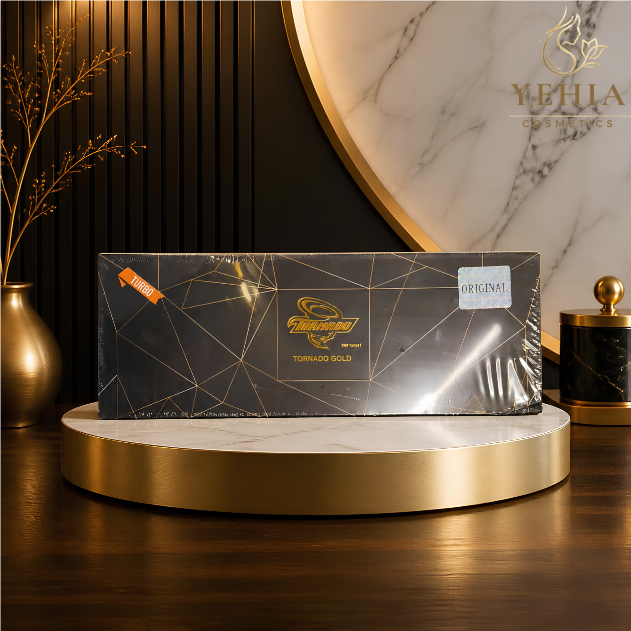 Original TORNADO GOLD Turbo Professional Hair Straightener