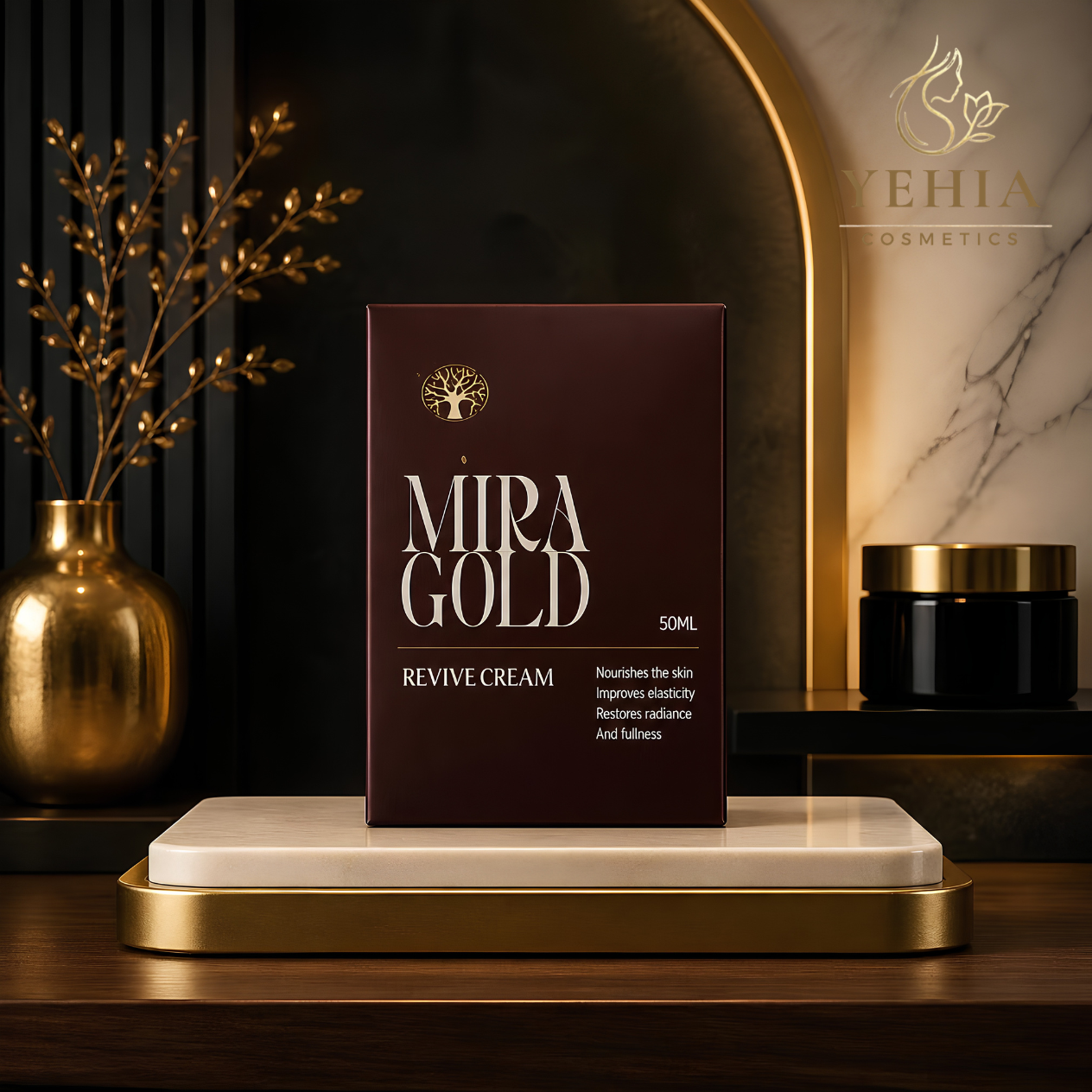 MIRA GOLD REVIVE CREAM Nourishing & Elasticity Restoring Cream – 50ml