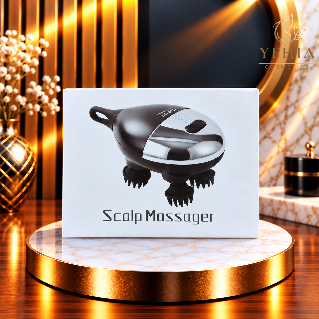 Electric Cordless Scalp Massager for Hair Growth & Relaxation