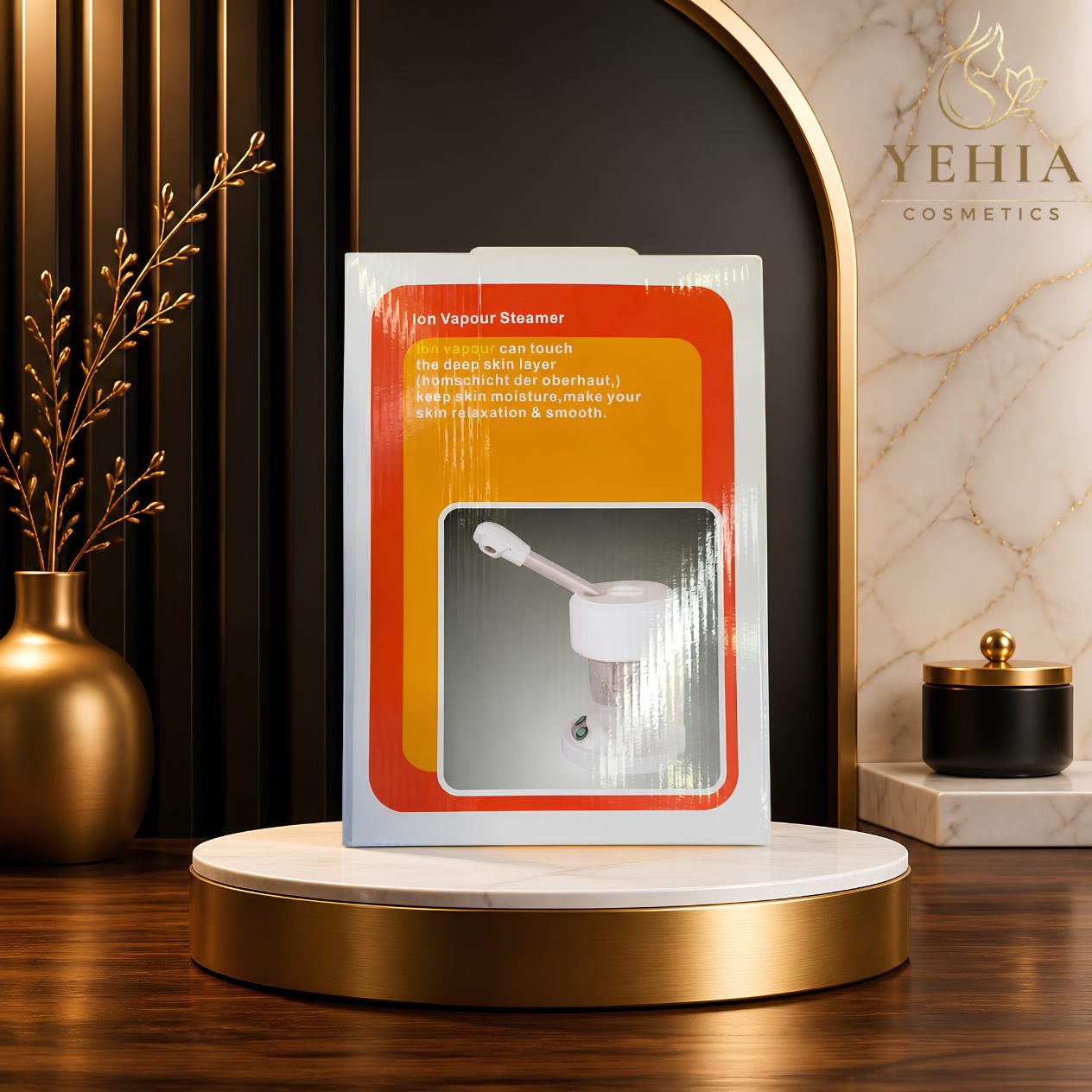 Ion Vapour Facial Steamer for Deep Hydration & Relaxation