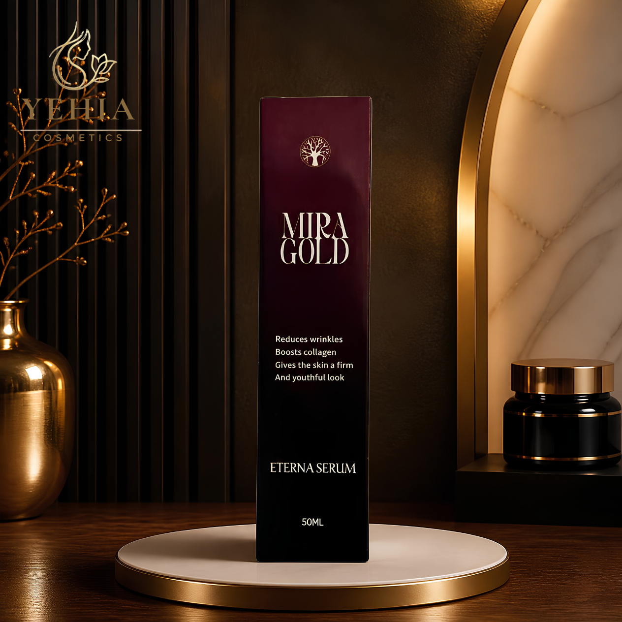 MIRA GOLD ETERNA Anti-Wrinkle & Collagen Boosting Serum – 50ml