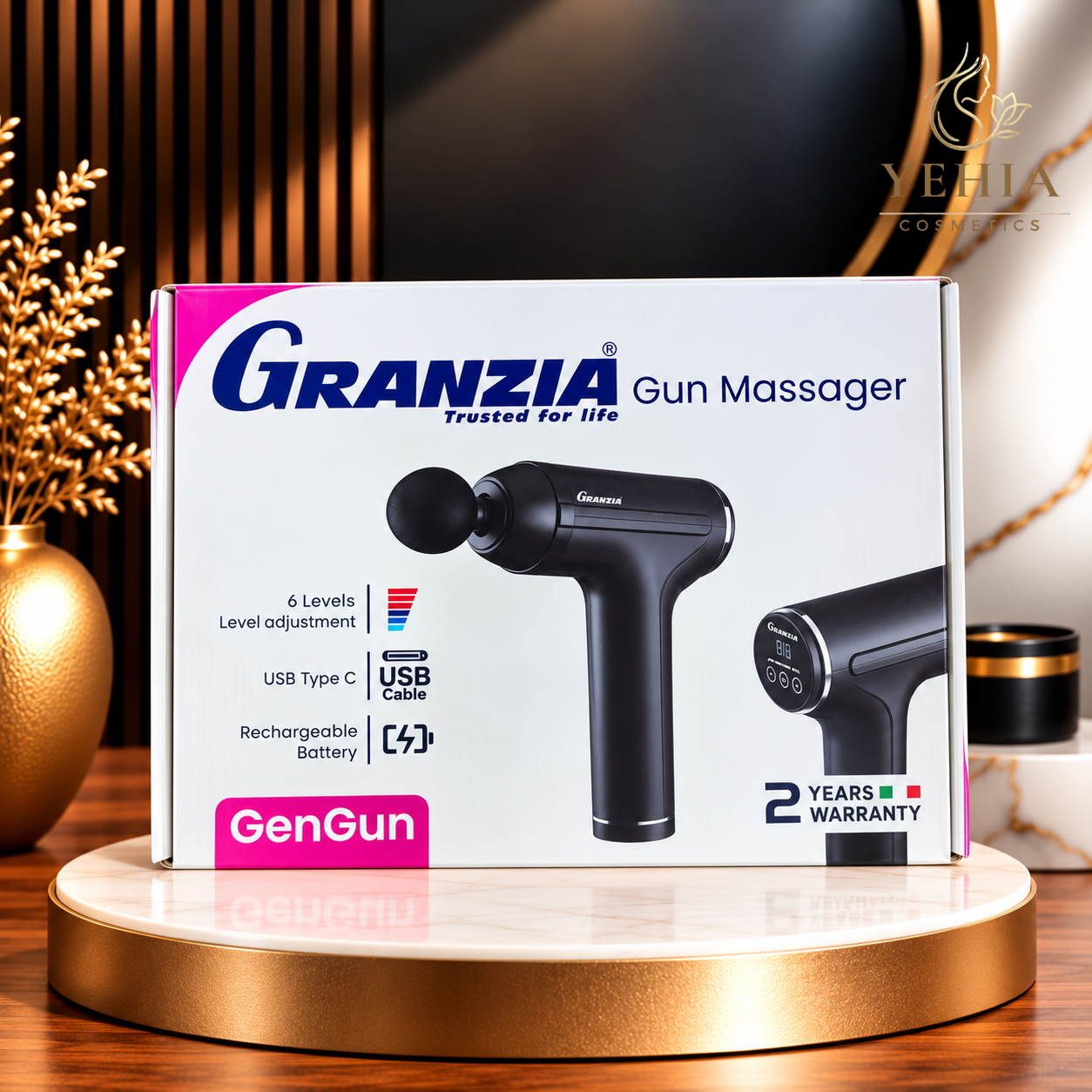 Granzia GenGun Rechargeable Percussion Massage Gun