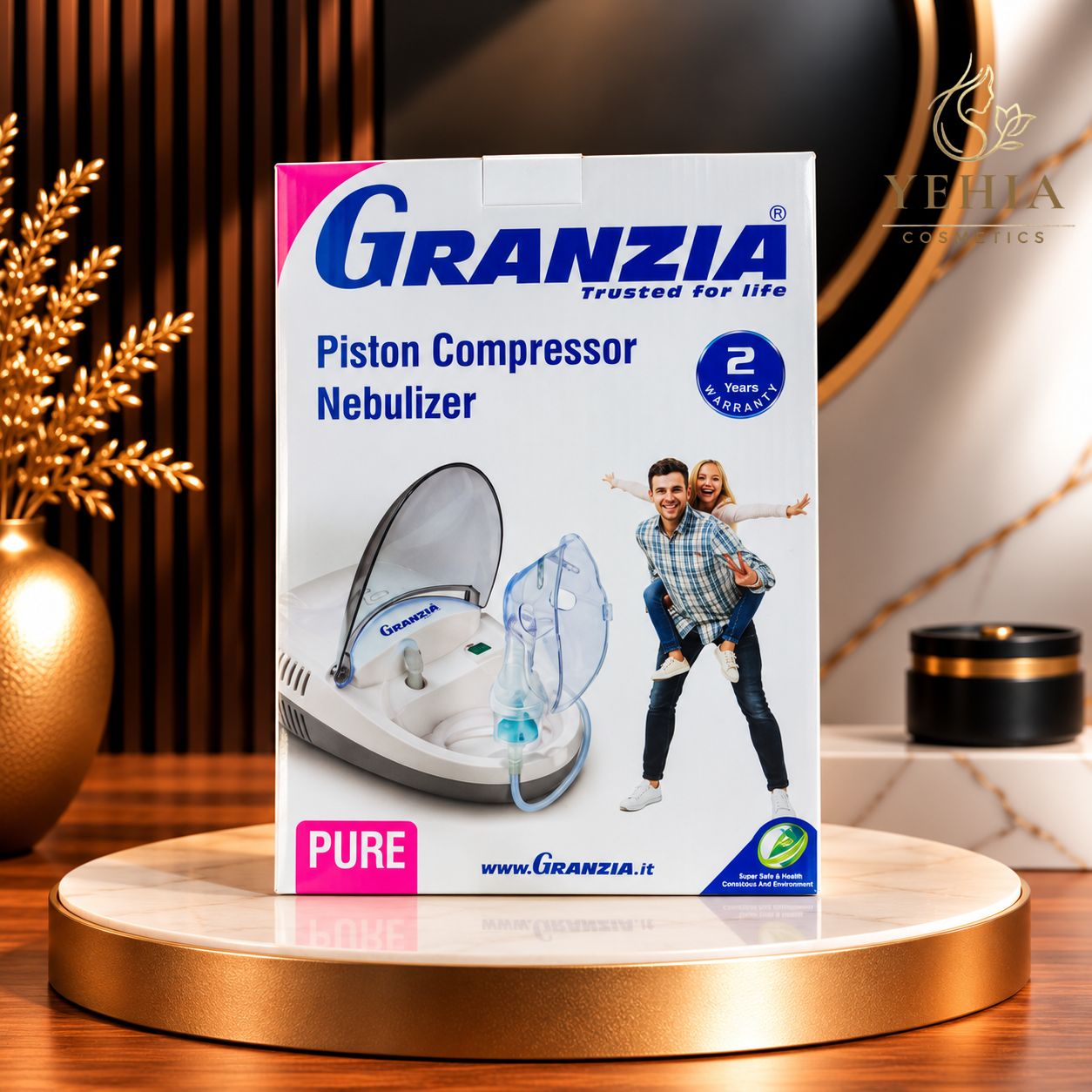 Granzia PURE Piston Compressor Nebulizer Device