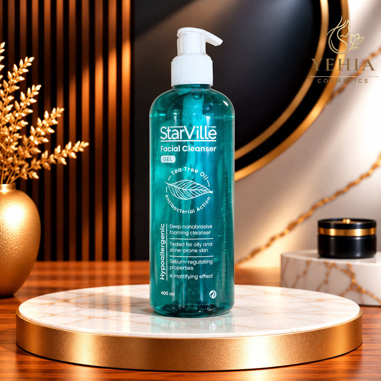 StarVille Facial Cleanser Gel with Tea Tree Oil – 400ml