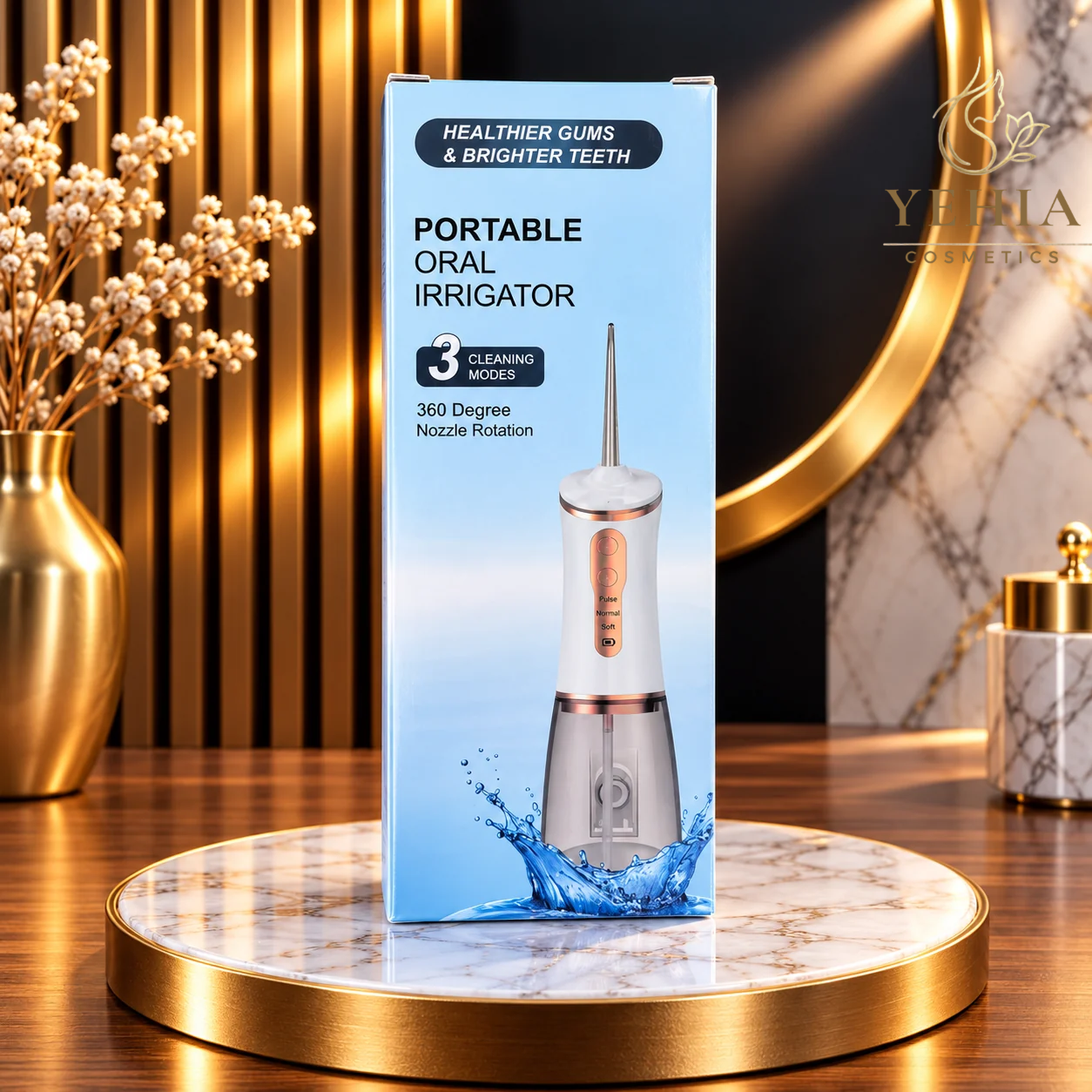 Portable Oral Irrigator with 3 Cleaning Modes