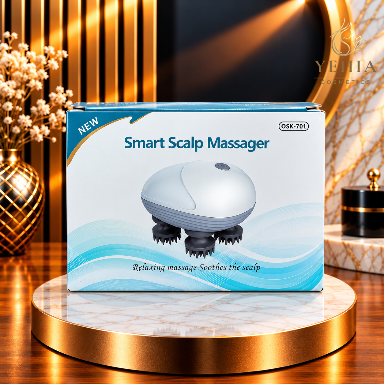 Smart Scalp Massager for Relaxing & Soothing (Model OSK-701)