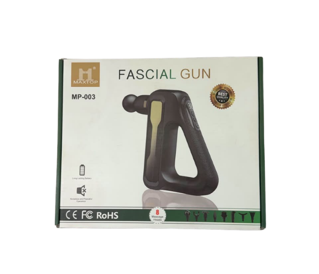 Maxtop MP-003 Fascial Gun with 8 Massage Heads