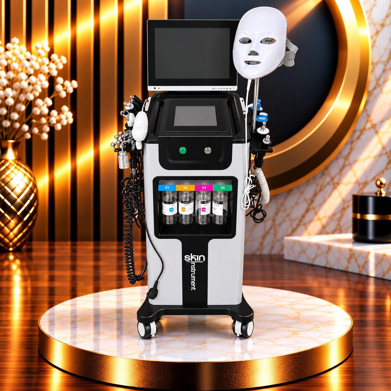 Professional Multi-Functional Hydro Facial & Skin Care Machine with LED Mask 11x1